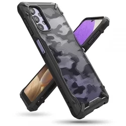 Telefontok Samsung Galaxy A32 5G - Ringke Fusion X Design terepmintás ütésálló tok-2