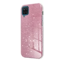 Telefontok Samsung Galaxy A12 - Pink Shiny tok-4