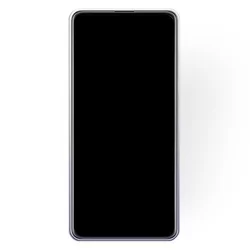 Telefontok Samsung Galaxy A12 - Ezüst / lila Shiny tok-1