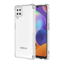 Telefontok Samsung Galaxy A12 - ütésálló átlátszó tok-2
