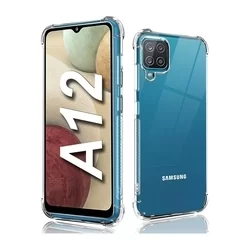 Telefontok Samsung Galaxy A12 - ütésálló átlátszó tok-4