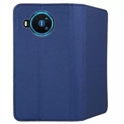 Telefontok Nokia 8.3 - kék mágneses szilikon keretes könyvtok-3