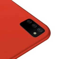 Telefontok Samsung Galaxy A02s - piros szilikon tok-3