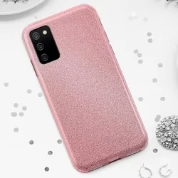 Telefontok Samsung Galaxy A02s - Pink Shiny tok-3