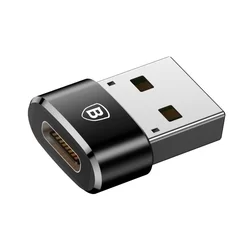 Adapter: BASEUS CAAOTG-01 - TYPE-C (USB-C) bemenet USB kimenet, fekete adapter-2