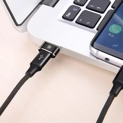 Adapter: BASEUS CAAOTG-01 - TYPE-C (USB-C) bemenet USB kimenet, fekete adapter-6