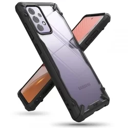Telefontok Samsung Galaxy A72 / A72 5G - Ringke Fusion X Design fekete ütésálló tok-1