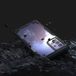 Telefontok Samsung Galaxy A72 / A72 5G - Ringke Fusion X Design fekete ütésálló tok-6