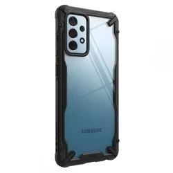 Telefontok Samsung Galaxy A52 / A52 5G / A52s 5G - Ringke Fusion X Design fekete ütésálló tok-1