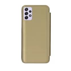 Telefontok Samsung Galaxy A52 / A52 5G / A52s 5G - Arany Clear View Tok-1