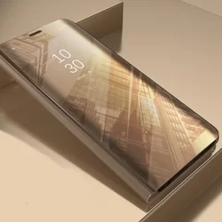Telefontok Samsung Galaxy A52 / A52 5G / A52s 5G - Arany Clear View Tok-3