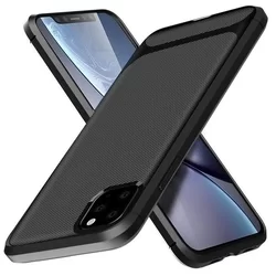 Telefontok Samsung Galaxy A71 - SLIM CARBON fekete szilikon tok-1