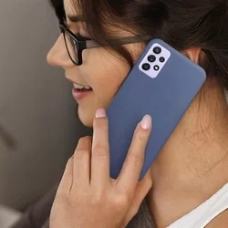 Telefontok Samsung Galaxy A72 / A72 5G - kék szilikon tok-4