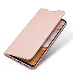 Telefontok Samsung Galaxy A72 / A72 5G - Dux Ducis rose gold flipcover tok-4