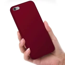 Telefontok iPhone 6/6s - burgundy szilikon tok -2