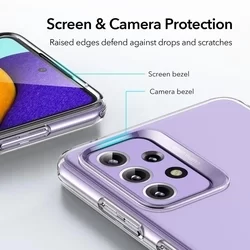 Telefontok Samsung Galaxy A52 / A52 5G / A52s 5G - ESR Air Shield átlátszó ütésálló, kitámasztható hátlap tok-5