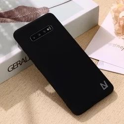 Telefontok Samsung Galaxy S10 - Soft Touch fekete szilikon tok-3