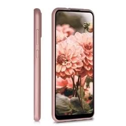 Telefontok Samsung Galaxy A10 - Soft Touch rose gold műanyag tok-1