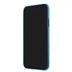Telefontok iPhone X / XS - kék áttetsző szilikon tok-2