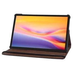 Tablettok Samsung Galaxy Tab S6 Lite 2020 /2022 (SM-P610, SM-P615, SM-P613) - sötétbarna fordítható tablet tok-5