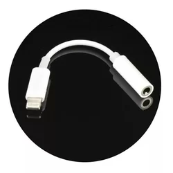 Adapter: Lightning (iPhone) - audio adapter fehér, dobozos-1