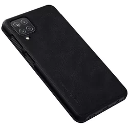Telefontok Samsung Galaxy A12 - Nillkin fekete bőr könyvtok -2
