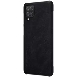Telefontok Samsung Galaxy A12 - Nillkin fekete bőr könyvtok -3