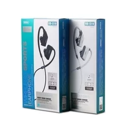 Headset: REMAX RB-S19 - fehér stereo sport bluetooth headset fülhallgató-2