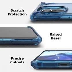 Telefontok XIAOMI Mi 11 5G - Ringke Fusion X kék ütésálló tok-7