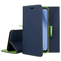 Telefontok Samsung Galaxy A32 4G / LTE - FANCY kék-zöld szilikon keretes könyvtok-3
