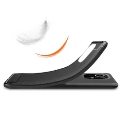 Telefontok Xiaomi Mi 11 5G - Carbon Fiber fekete szilikon tok-2