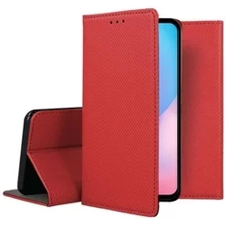 Telefontok Xiaomi Redmi 9T / Poco M3 - piros mágneses szilikon keretes könyvtok-3