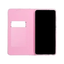 Telefontok Samsung Galaxy A32 5G - pink Shiny mágneses szilikon keretes könyvtok-2