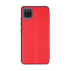 Telefontok Samsung Galaxy A12 - Smart View piros könyvtok-2