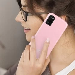 Telefontok Samsung Galaxy A41 - Mercury Jelly pink szilikon tok-4