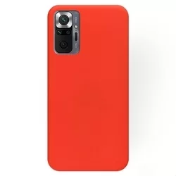Telefontok Xiaomi Redmi Note 10 Pro / 10 Pro Max - piros szilikon hátlaptok-1