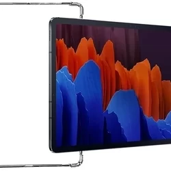 Tablettok Samsung Galaxy Tab S7 11.0 coll (SM-T870, SM-T875) - átlátszó, sarokerősített szilikon tablet tok-3