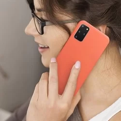 Telefontok Samsung Galaxy S20+ (S20 Plus) - Piros szilikon tok-4