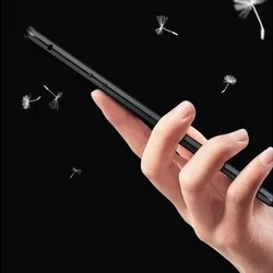 Telefontok Samsung Galaxy A72 / A72 5G - Magneto fekete, mágneses fém keretes tok, átlátszó üveg elő + hátlappal-3