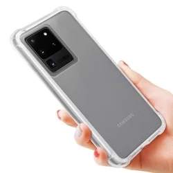 Telefontok Samsung Galaxy S20 Ultra - ütésálló átlátszó tok-2