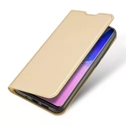 Telefontok Samsung Galaxy S20 Ultra - Dux Ducis arany flipcover tok-1