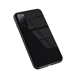 Telefontok Samsung Galaxy S20 FE - Forcell fekete üveg hátlaptok-1