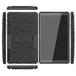 Tablettok Samsung Galaxy Tab A7 Lite (SM-T220, SM-T225) 8,7 - Armorlok ütésálló, kitámasztható, fekete tablet tok-2