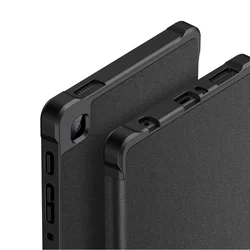 Tablettok Samsung Galaxy Tab A7 Lite (SM-T220, SM-T225) 8,7 - DUX DUCIS DOMO fekete smart case-3