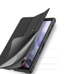 Tablettok Samsung Galaxy Tab A7 Lite (SM-T220, SM-T225) 8,7 - DUX DUCIS DOMO fekete smart case-2