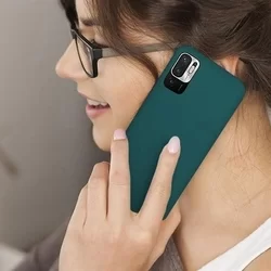 Telefontok Xiaomi Redmi Note 10 5G / Xiaomi Poco M3 Pro 5G - zöld szilikon tok-4