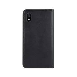 Telefontok Xiaomi Redmi 7A - Smart Magnetic fekete szilikon keretes mágneses könyvtok-2