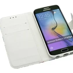 Telefontok Samsung Galaxy S6 Edge - kihajtható tok- mintás (8719273248065)-2