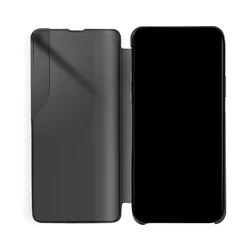 Telefontok Xiaomi Poco X3 NFC / Poco X3 Pro - Eco View bőrhatású fekete mágneses könyvtok-2