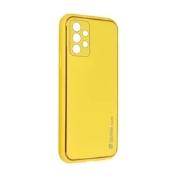 Telefontok Samsung Galaxy A32 5G - Forcell műbőr hátlap tok, sárga-1